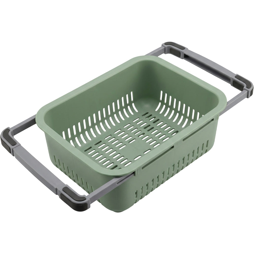 Vqun Expandable Over-Sink Colander 39-56 cm Sage - Product view